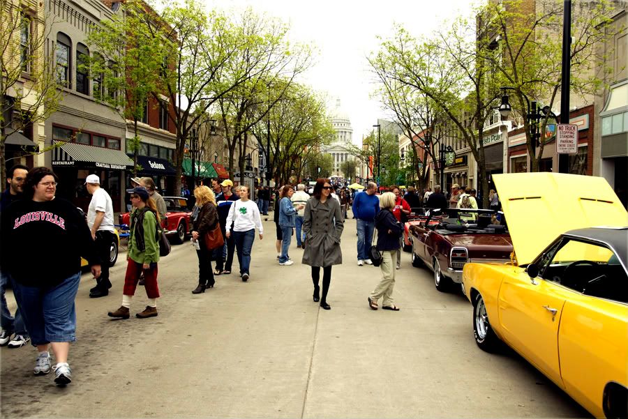 Car Show On State St., Madison Wisconsin, many pho Dyxum